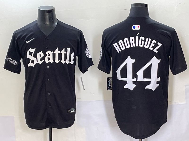 Men 2025 Seattle Mariners #44 Rodriguez Five generations Joint Name Nike MLB Jersey style 13->seattle mariners->MLB Jersey